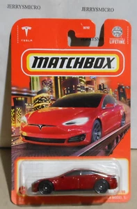MATCHBOX CITY SERIES TESLA MODEL S IN ROT #89/100 - Bild 1 von 1