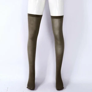 Women's socks Girl's Hosiery Over Knee High Long Socks cotton dark gray costume - Picture 1 of 5