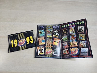 Amiga Hit Squad 16 Bit PC Releases 1993 Posters / Leaflets Atari ST x2 - Image 1 of 4