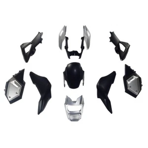 ABS Matte Black Silver Fairings Kit For Honda 2016 - 2020 16-20 Grom Body Kit - Picture 1 of 10