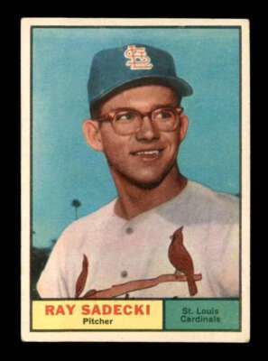 1961 Topps #32 Ray Sadecki   VG/VGEX X3392501 - Image 1 of 3