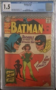 BATMAN #181 CGC 1.5 FR/GD 1966 1ST APPEARANCE OF POISON IVY DC COMICS - Picture 1 of 2