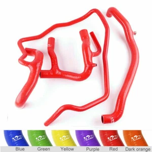 For 98-07 99 06 Land Rover Defender 2.5 TD5 RED Silicone Radiator Water Hose Kit - Foto 1 di 6