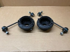 PAIR OF FRONT STRUT TOP BEARINGS & DROP LINKS FOR VOLVO XC60 XC70 2008-2017 - Picture 1 of 1