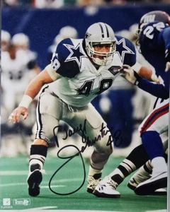 Daryl Johnston signed 8x10 Foto Dallas Cowboys #48 handsigniertes Bild NFL - Bild 1 von 1