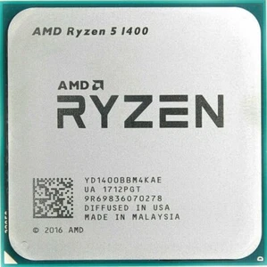 AMD Ryzen 5 1400 R5-1400 3.2GHz 4-Core 8 Thread Socket AM4 CPU Processor - Picture 1 of 1