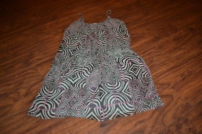 Vestido F12- Paul & Joe Sister 100 % seda correa espagueti talla 38 Foto 1 de 3