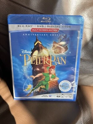 PETER PAN (Disney, US Signature Collection region free Blu-ray + r1 DVD), SEALED - Image 1 of 3
