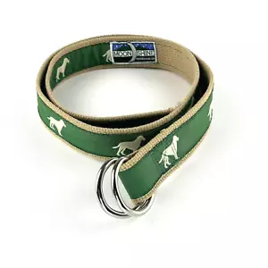 Cintura uomo marca Moonshine taglia 39 South Carolina tela nastro golf verde nautica - Foto 1 di 8