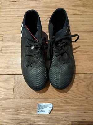 Adidas Rundown Baseball Cleats Youth Size 6 Kids Black Low Athletic Shoes - Image 1 of 4