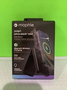 mophie snap+ Juice Pack Mini with Stand (2023) 5000mAh Magsafe magnetic Charger - Picture 1 of 6
