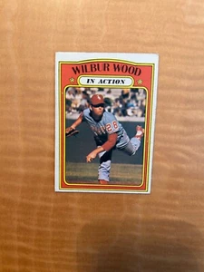 Topps Baseball 1972 #554 ¡¡Wilbur Wood!! ¡¡EN ACCIÓN!! ¡ENVÍO DE $1!! - Imagen 1 de 2