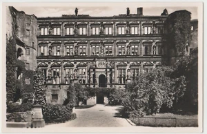 Foto postal real del edificio Otto Heinrich Alemania Heidelberg de la década de 1950 RPPC # 7469 - Imagen 1 de 2
