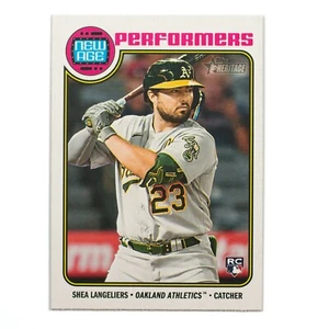 2023 Shea Langeliers Rookie Card Topps Heritage RC #NA-13 New Age Performers - Bild 1 von 2