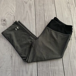 Under Armour Heatgear Workout Capri Leggings, Small, grau, Polyestermischung - Bild 1 von 8