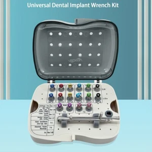 Dental Universal Implant Abutment Ratchet Torque Wrench Kit Hand Driver 16Driver - Picture 1 of 9