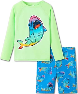 Boys' Rash Guard Swim Set - Picture 1 of 29