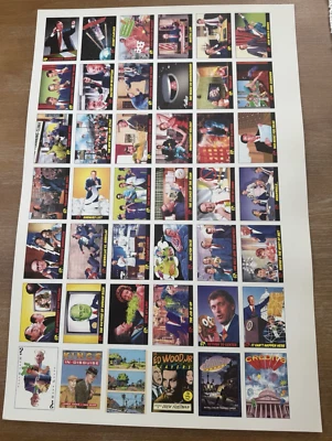 Vintage 1992 Republicans Attack Uncut Non Sports Parody Card Sheet - Изображение 1 из 4