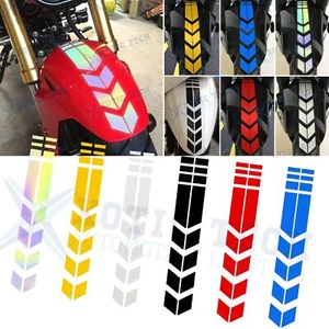 Car Motorcycle Reflective Arrow Decals Rim Stripe Wheel On Fender Tape Stickers - Bild 1 von 15