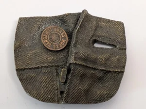 Vintage BELT BUCKLE 1980 Bergamot Brass X-49 JEANS/PANTS  Button - Picture 1 of 8