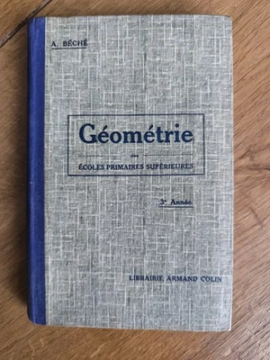 Livre Scolaire Ancien De Géométrie 1927 - Photo 1/4