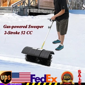 Spazzatrice manuale a gas 52cc scopa vialetto erba artificiale pulita con soffiatore - Foto 1 di 17