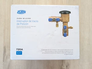Zurn WILKINS 3/4 in. 720A Pressure Vacuum Breaker Assembly Model # 34-720A NEW - Picture 1 of 4