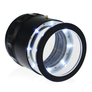 10X Lente di ingrandimento illuminata per gioiellieri con scala reticolo intercambiabile,... - Foto 1 di 9