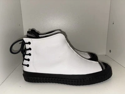 Converse Chuck Taylor All Star Leder Weiß Schwarz Unisex Gr. 43 Limited Edition - Bild 1 von 4