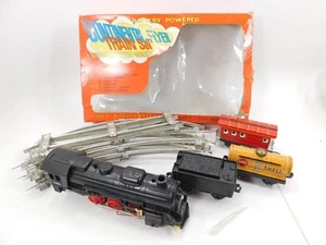 Set treno volantino continentale litografato metallo vintage di Y Toys Made in Japan - Foto 1 di 8