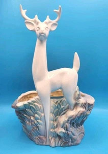 "Estatua de ciervo de cerámica vintage MADDUX de California 11"" jardinera #526 MCM 1959" - Imagen 1 de 13