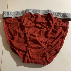 New JOE BOXER Mens Red Cotton Logo Bikini Brief Underwear sz Medium 32-34 - Picture 1 of 5