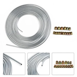 New Practical Brake line Silver With 16pcs Fittings Assortment Equipment - Picture 1 of 12