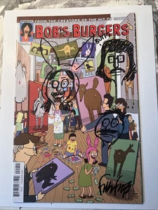 Bob’s Burgers #2 Butts ComicXposure RARO comentario firmado por Frank Forte casi nuevo - Imagen 1 de 8