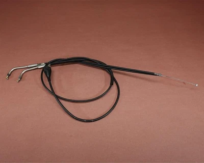 1999-2000 Harley Davidson Electra Glide FLHTCUI THROTTLE CHOKE CABLES LINES - Image 1 of 4