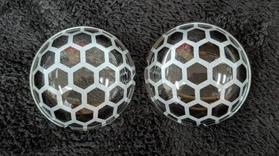 Honeycomb Etched lenses for 350z,370z Headlights - Image 1 of 4