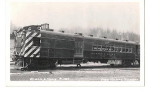 Boston and Maine Gas Electric Car #1187 - Postcard - Picture 1 of 2