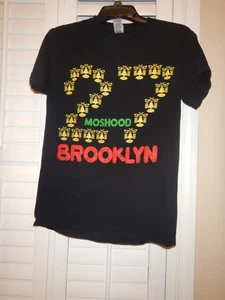 Moshood Brooklyn Black T-Shirt * Small * 100% Cotton * Street Ware - Picture 1 of 5
