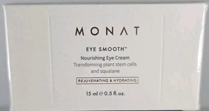 MONAT EYE SMOOTH Nourishing Eye Cream Plant Stem Cells Full Size .5oz NEW SEALED - Picture 1 of 3