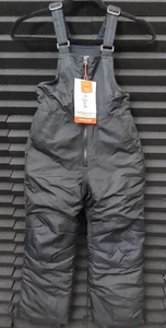 Cat & Jack Black Heavyweight Snow Bib Pants Boy's Size Small NWT - Picture 1 of 15