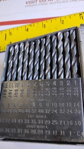 Juego de brocas calibre alambre NÚMERO HI-Moly M7 60 piezas encajables con índice #1-60 EE. UU.  - Imagen 1 de 7