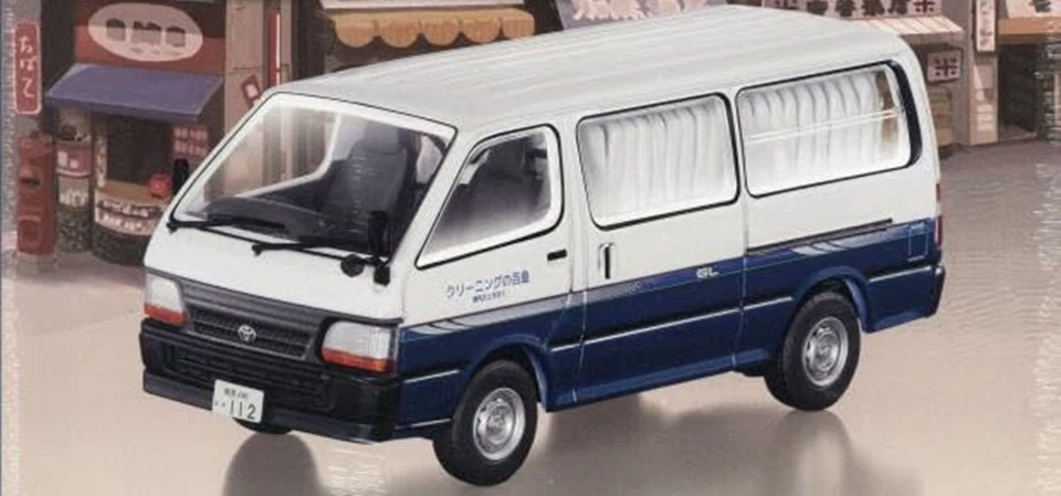 Vehículos comerciales nostálgicos de Japón Toyota Hiace Van 1:43 Foto 1 de 1