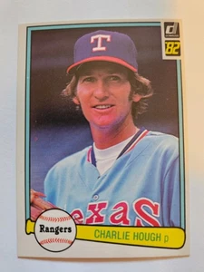 1982 DONRUSS CHARLIE HOUGH #447 NM - Picture 1 of 1