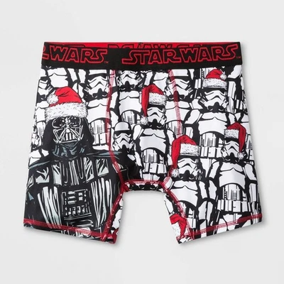 Men's Star Wars Holiday Boxer Briefs Xmas Darth Vader Star Troops - Image 1 of 2