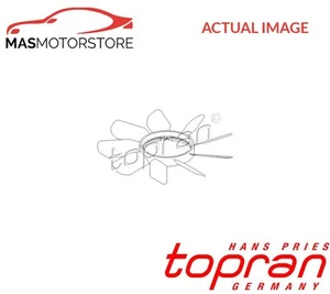 FAN WHEEL ENGINE COOLING TOPRAN 400 998 A FOR MERCEDES-BENZ E-CLASS,190,C-CLASS - Picture 1 of 5