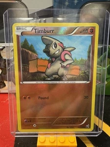 2011 Pokémon Black & White Deutsch Reverse Foil Timburr #58 - Bild 1 von 2