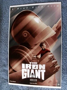 2015 Comic Con Iron Giant Signature Edition  11 X 17 Art Print - Picture 1 of 1