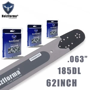 Holzfforma 62 Zoll 3/8" 185DL Führungsschiene mit Standard Skip Ripping Kette für 372 - Bild 1 von 1