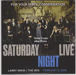 2016 RARE PEER Emmy DVD Saturday Night Live LARRY DAVID as BERNIE SANDERS & 1975 - Foto 1 di 3