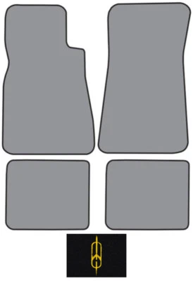 Alfombrilla Oldsmobile 98 Loop 1971-1973 con logotipo 4 piezas Foto 1 de 2